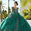 Thumbnail: Flounced Glitter Embroidered Quinceañera Dress 89352