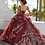 Thumbnail: Flounced Glitter Embroidered Quinceañera Dress 89352