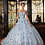 Thumbnail: Floral Lace and Glitter Quinceñera Dress 89332