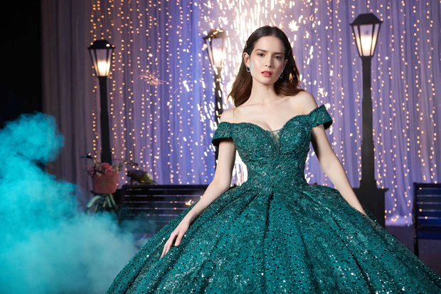 Thumbnail: OFF SHOULDER QUINCEANERA DRESS BY RAGAZZA DV99-599